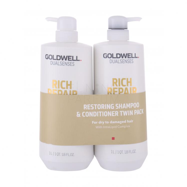 Goldwell Dualsenses Rich Repair Zestaw Szampon 1000 ml + odżywka 1000 ml