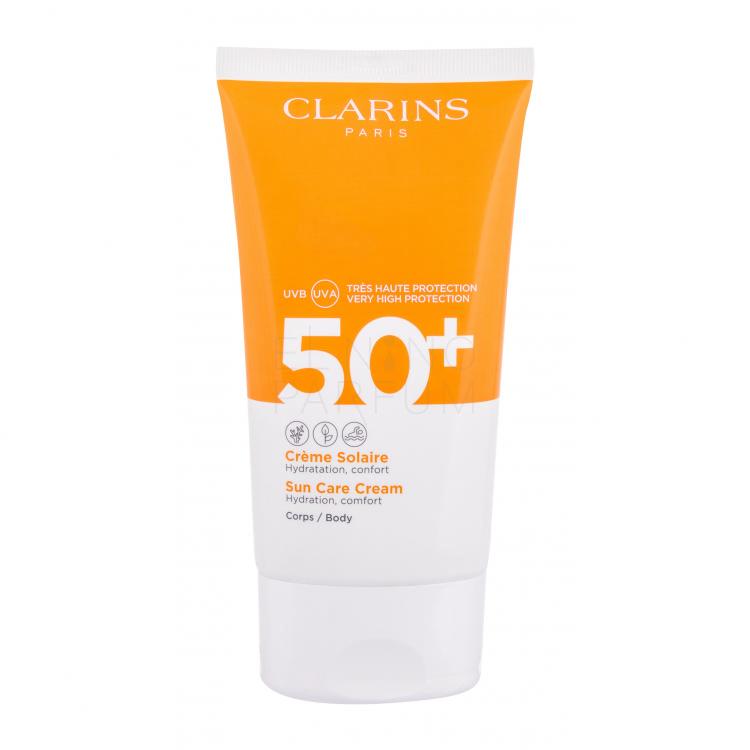 Clarins Sun Care Cream SPF50+ Preparat do opalania ciała dla kobiet 150 ml tester