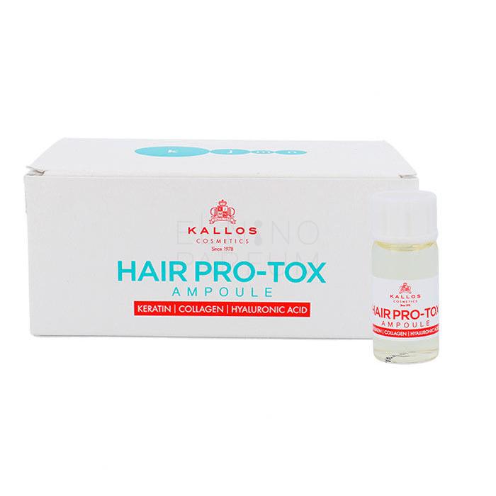 Kallos Cosmetics Hair Pro-Tox Ampoule Serum do włosów dla kobiet Zestaw