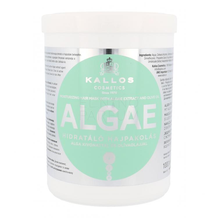 Kallos Cosmetics Algae Maska do włosów dla kobiet 1000 ml