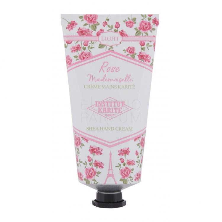 Institut Karité Light Hand Cream Rose Mademoiselle Krem do rąk dla kobiet 75 ml
