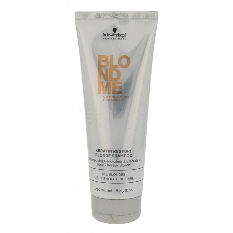 Schwarzkopf Professional Blond Me Keratin Restore Blonde Shampoo Szampon do włosów dla kobiet 250 ml