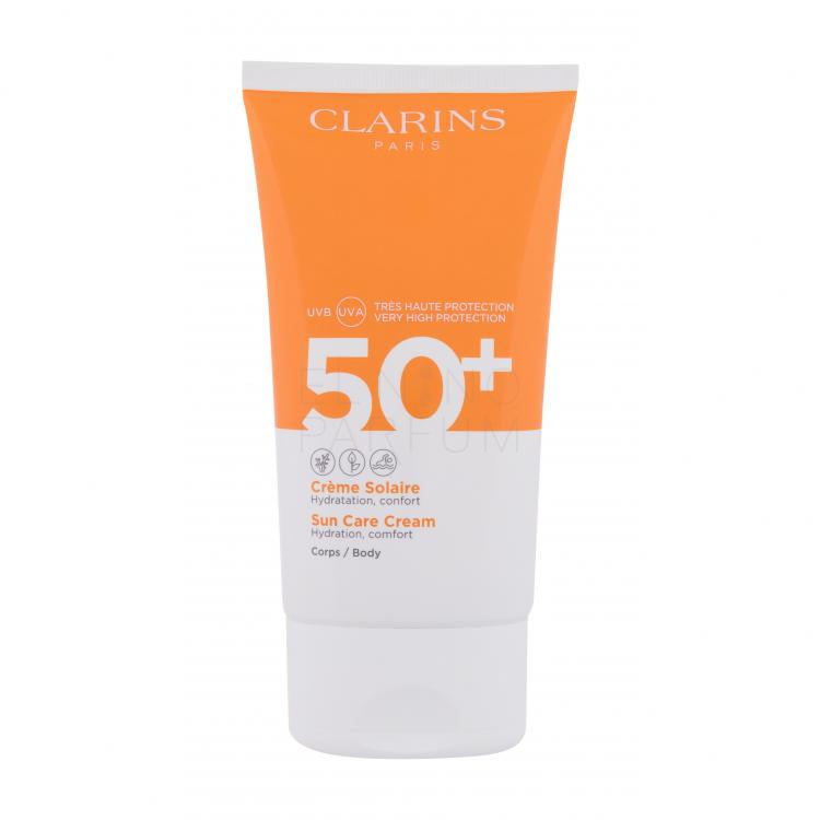 Clarins Sun Care Cream SPF50+ Preparat do opalania ciała dla kobiet 150 ml
