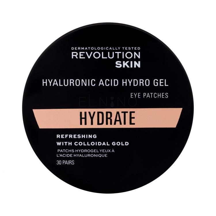 Revolution Skincare Hydrate Hyaluronic Acid Hydro Gel Eye Patches Maseczka na okolice oczu dla kobiet Zestaw
