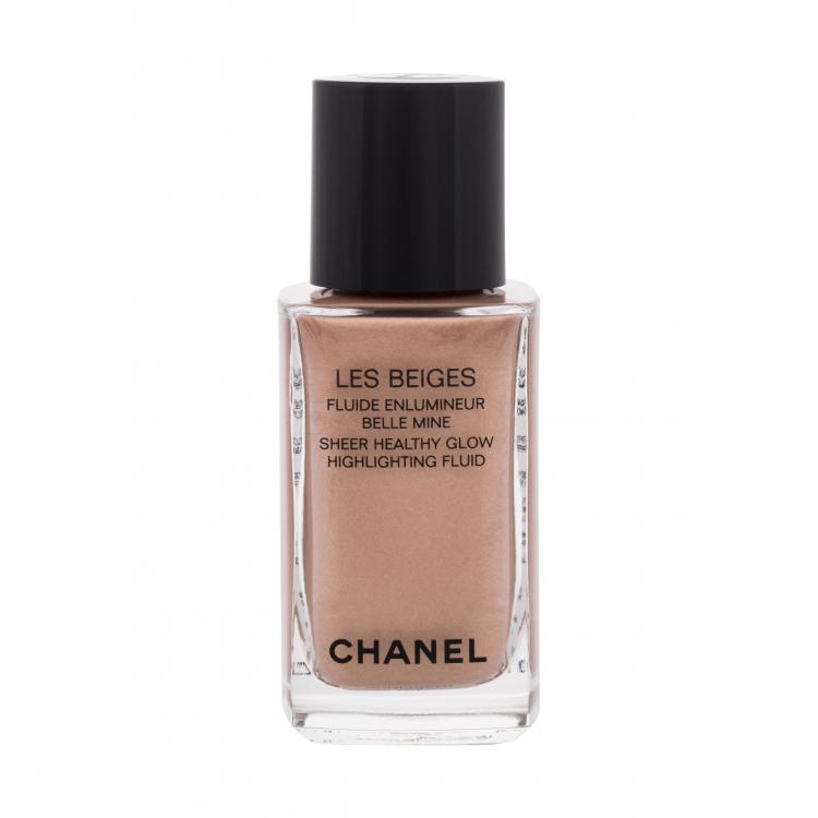Chanel Les Beiges Sheer Healthy Glow Highlighting Fluid Rozświetlacz dla kobiet 30 ml Odcień Sunkissed