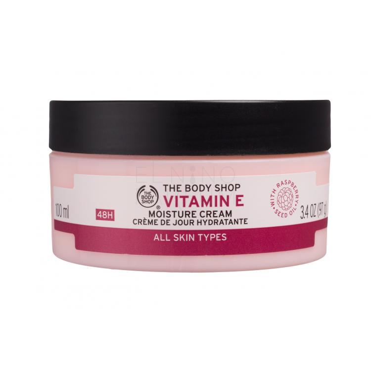 The Body Shop Vitamin E Moisture Cream Krem do twarzy na dzień dla kobiet 100 ml