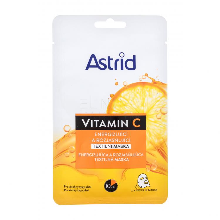 Astrid Vitamin C Tissue Mask Maseczka do twarzy dla kobiet 1 szt