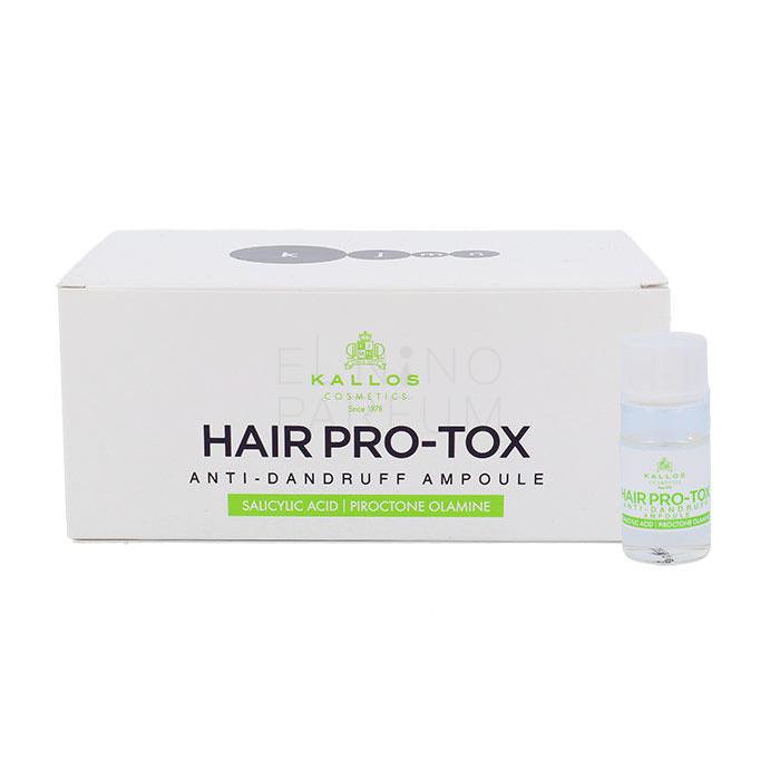Kallos Cosmetics Hair Pro-Tox Ampoule Preparat przeciwłupieżowy dla kobiet Zestaw