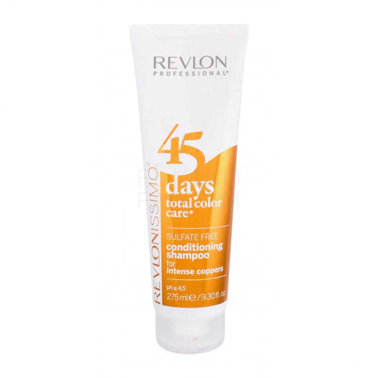 Revlon Professional Revlonissimo 45 Days Conditioning Shampoo Intense Coppers Szampon do włosów dla kobiet 275 ml