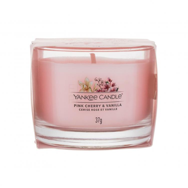 Yankee Candle Pink Cherry &amp; Vanilla Świeczka zapachowa 37 g