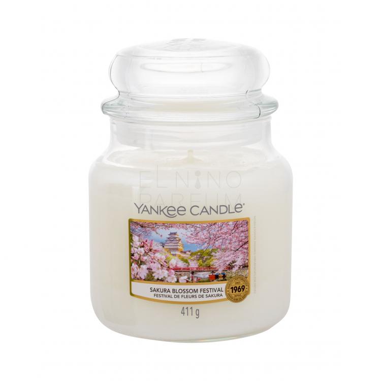 Yankee Candle Sakura Blossom Festival Świeczka zapachowa 411 g