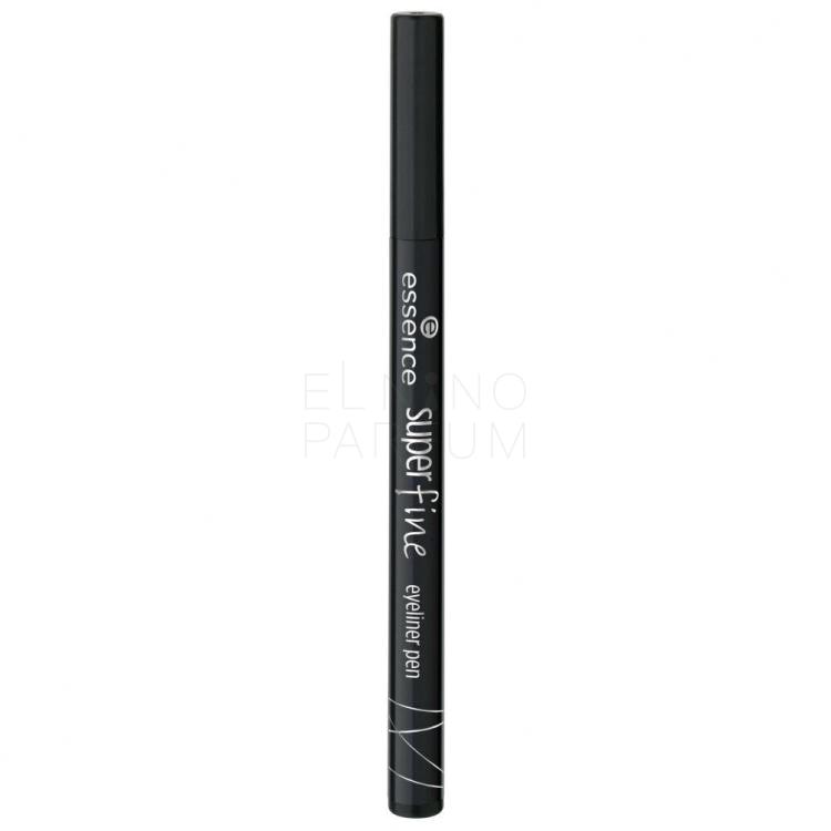 Essence Super Fine Eyeliner Pen Eyeliner dla kobiet 1 ml Odcień 01 Deep Black