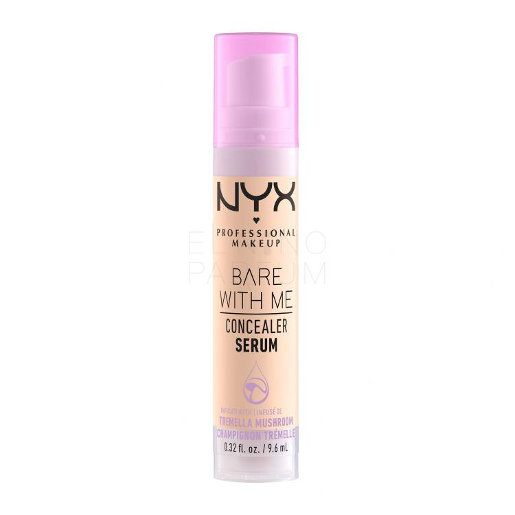 NYX Professional Makeup Bare With Me Serum Concealer Korektor dla kobiet 9,6 ml Odcień 01 Fair