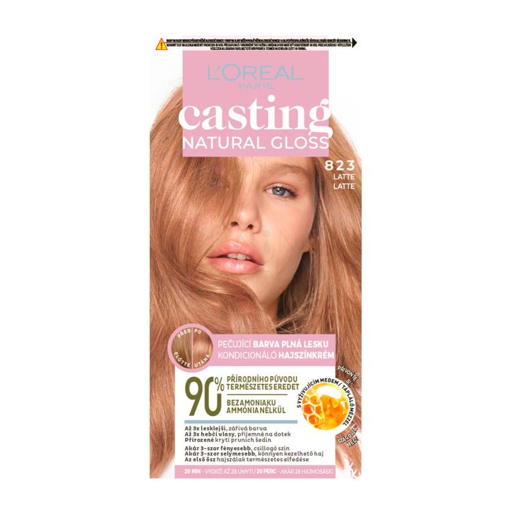L&#039;Oréal Paris Casting Natural Gloss Farba do włosów dla kobiet 48 ml Odcień 823