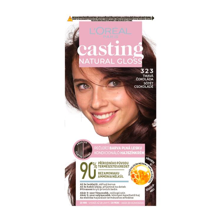 L&#039;Oréal Paris Casting Natural Gloss Farba do włosów dla kobiet 48 ml Odcień 323