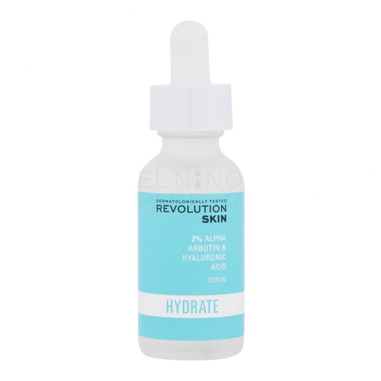 Revolution Skincare Hydrate 2% Alpha Arbutin &amp; Hyaluronic Acid Serum Serum do twarzy dla kobiet 30 ml
