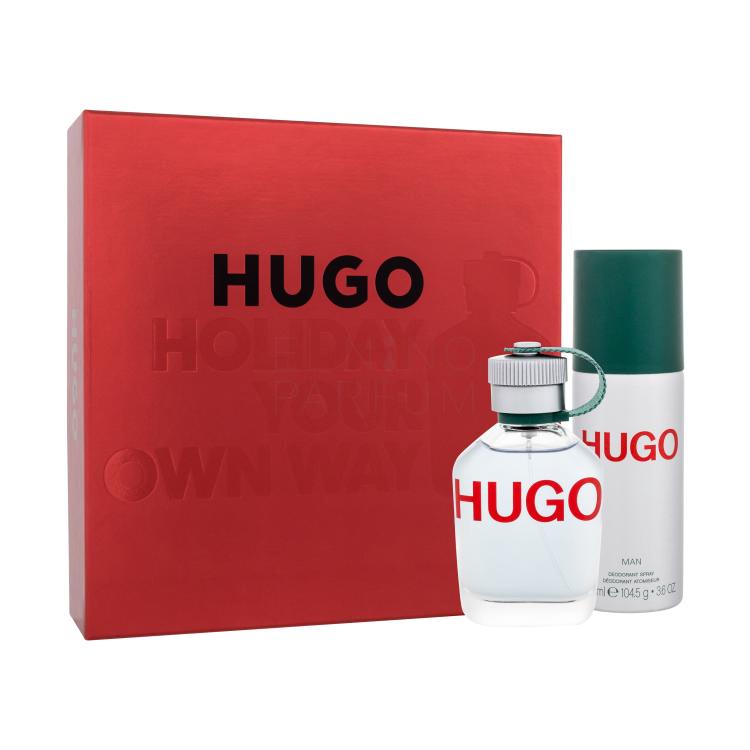 HUGO BOSS Hugo Man SET1 Zestaw EDT 75 ml + dezodorant 150 ml