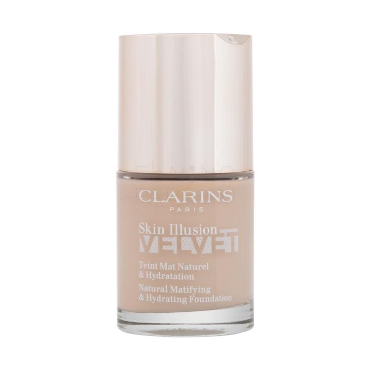Clarins Skin Illusion Velvet Podkład dla kobiet 30 ml Odcień 103N