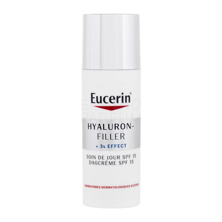 Eucerin Hyaluron-Filler + 3x Effect Day SPF15 Krem do twarzy na dzień dla kobiet 50 ml