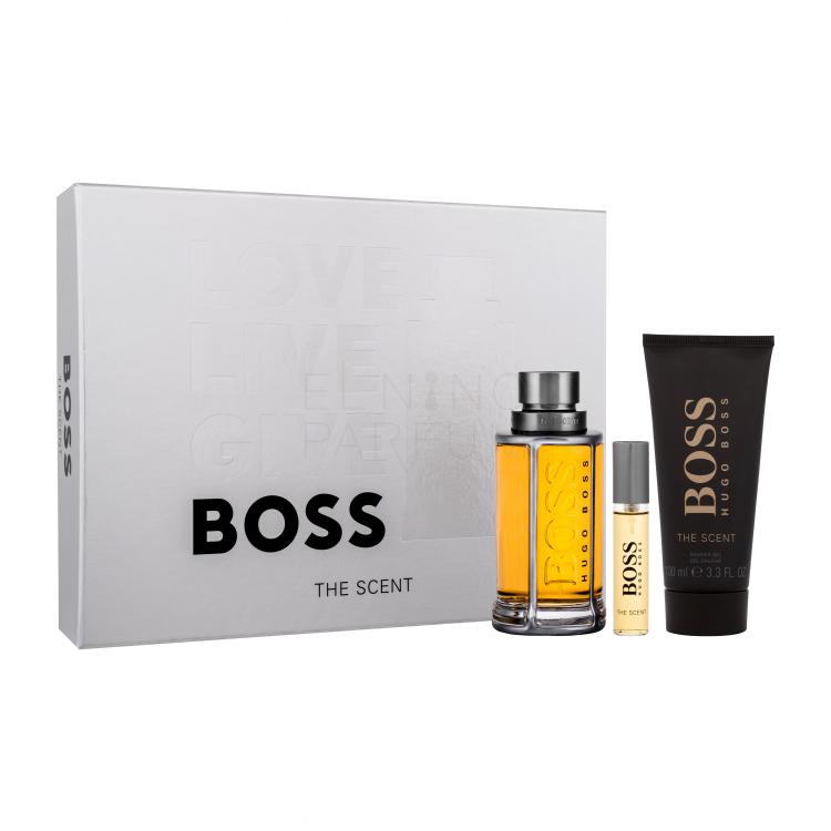 HUGO BOSS Boss The Scent 2015 Zestaw Edt 100 ml + Edt 10 ml + Żel pod prysznic 100 ml