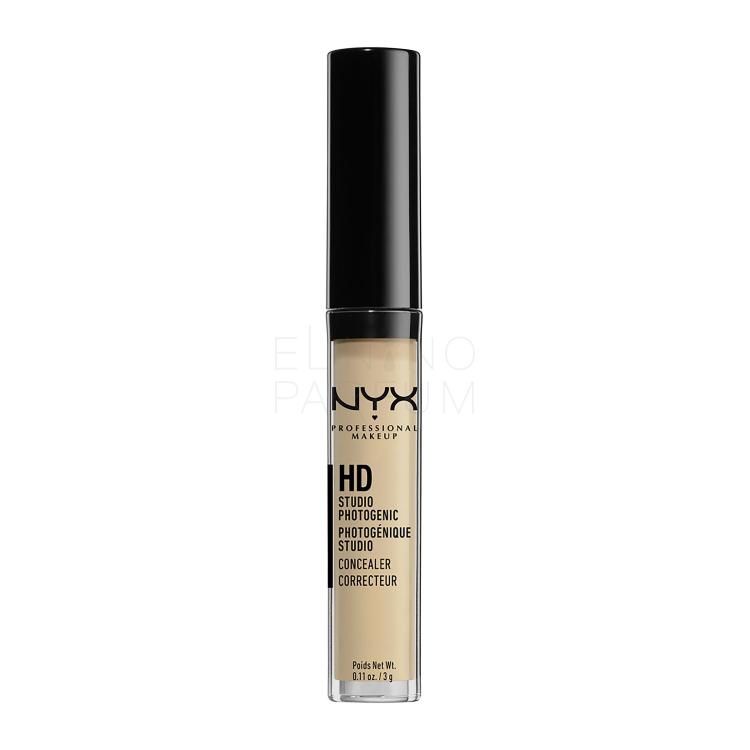 NYX Professional Makeup HD Concealer Korektor dla kobiet 3 g Odcień 04 Beige