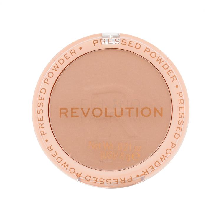 Makeup Revolution London Reloaded Pressed Powder Puder dla kobiet 6 g Odcień Vanilla