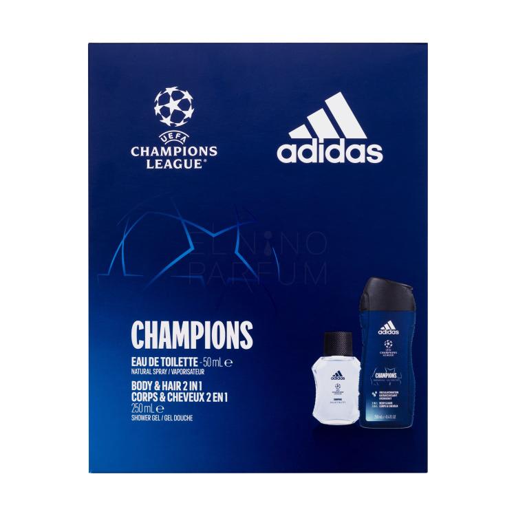 Adidas UEFA Champions League Edition VIII Zestaw Edt 50 ml + Żel pod prysznic 250 ml
