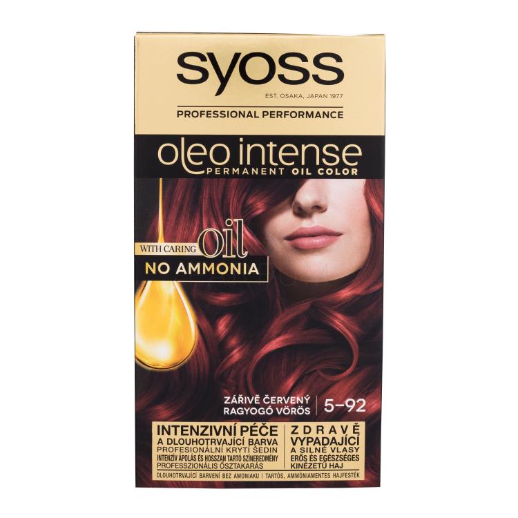 Syoss Oleo Intense Permanent Oil Color Farba do włosów dla kobiet 50 ml Odcień 5-92 Bright Red