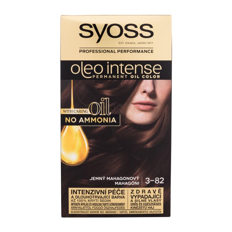 Syoss Oleo Intense Permanent Oil Color Farba do włosów dla kobiet 50 ml Odcień 3-82 Subtle Mahogany