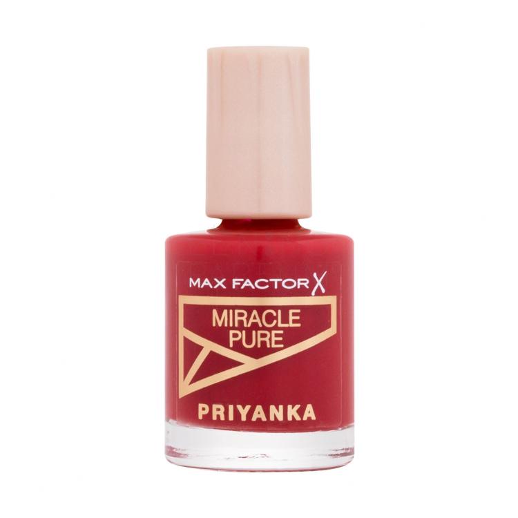 Max Factor Priyanka Miracle Pure Lakier do paznokci dla kobiet 12 ml Odcień 360 Daring Cherry