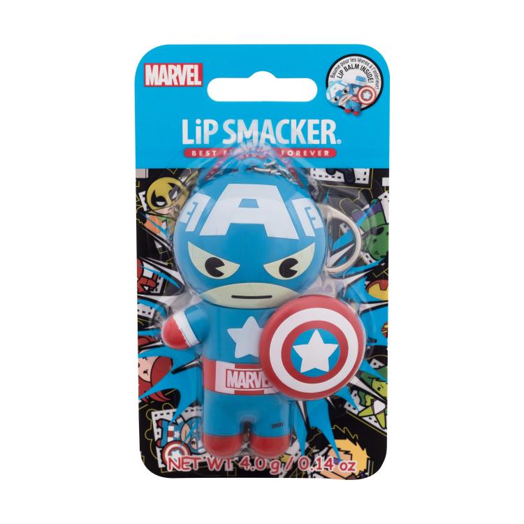 Lip Smacker Marvel Captain America Red, White &amp; Blue-Berry Balsam do ust dla dzieci 4 g