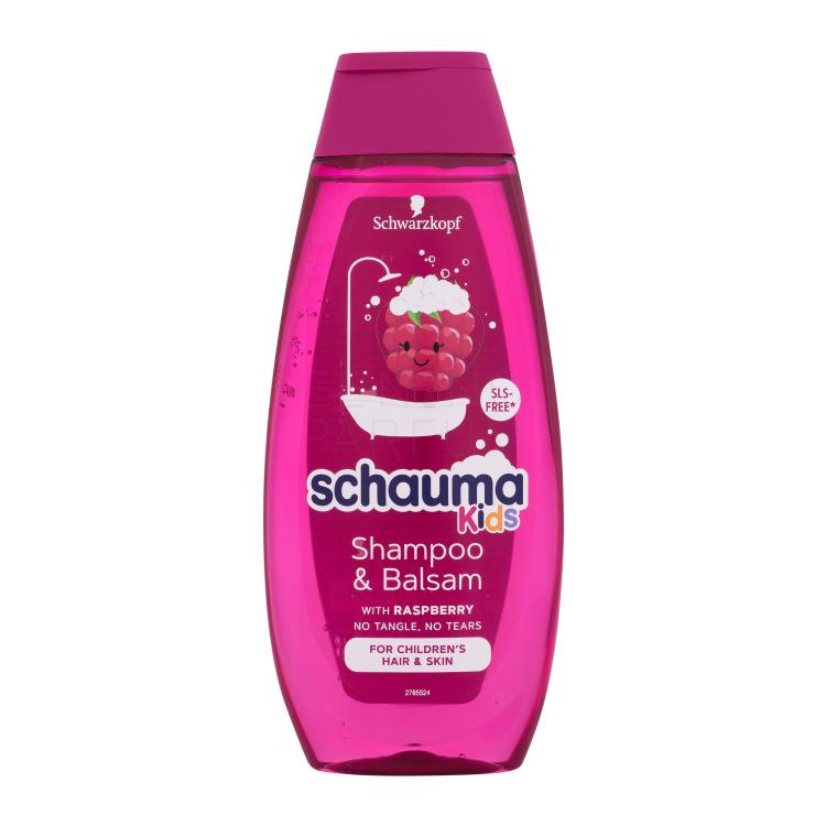 Schwarzkopf Schauma Kids Raspberry Shampoo &amp; Balsam Szampon do włosów dla dzieci 400 ml