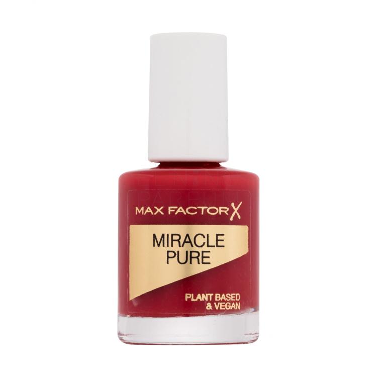 Max Factor Miracle Pure Lakier do paznokci dla kobiet 12 ml Odcień 305 Scarlet Poppy