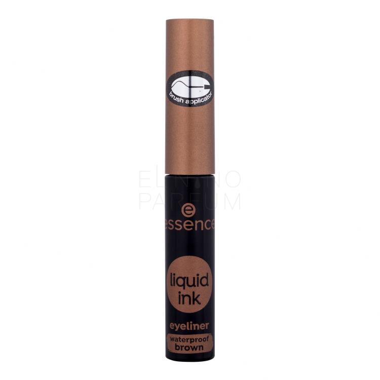 Essence Liquid Ink Eyeliner Waterproof Eyeliner dla kobiet 3 ml Odcień Brown