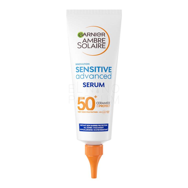 Garnier Ambre Solaire Sensitive Advanced Serum SPF50+ Preparat do opalania ciała 125 ml