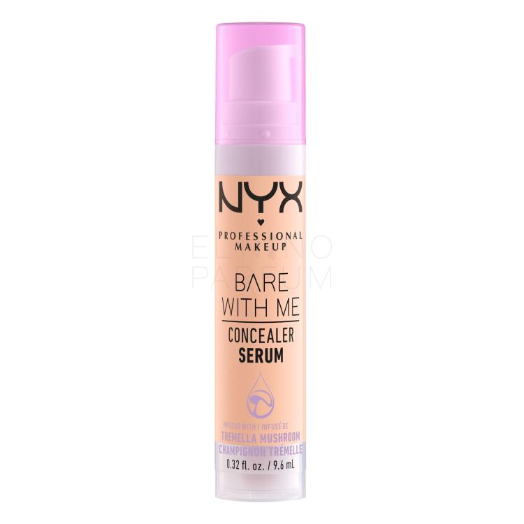 NYX Professional Makeup Bare With Me Serum Concealer Korektor dla kobiet 9,6 ml Odcień 2.5 Medium Vanilla