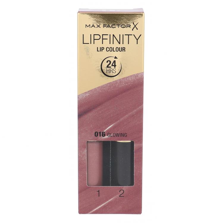 Max Factor Lipfinity 24HRS Lip Colour Pomadka dla kobiet 4,2 g Odcień 016 Glowing