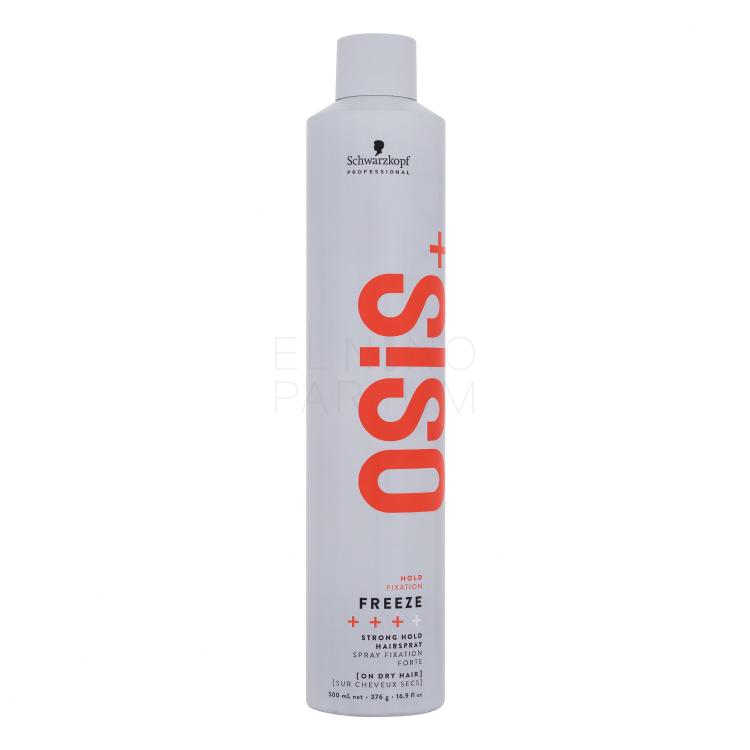 Schwarzkopf Professional Osis+ Freeze Strong Hold Hairspray Lakier do włosów dla kobiet 500 ml