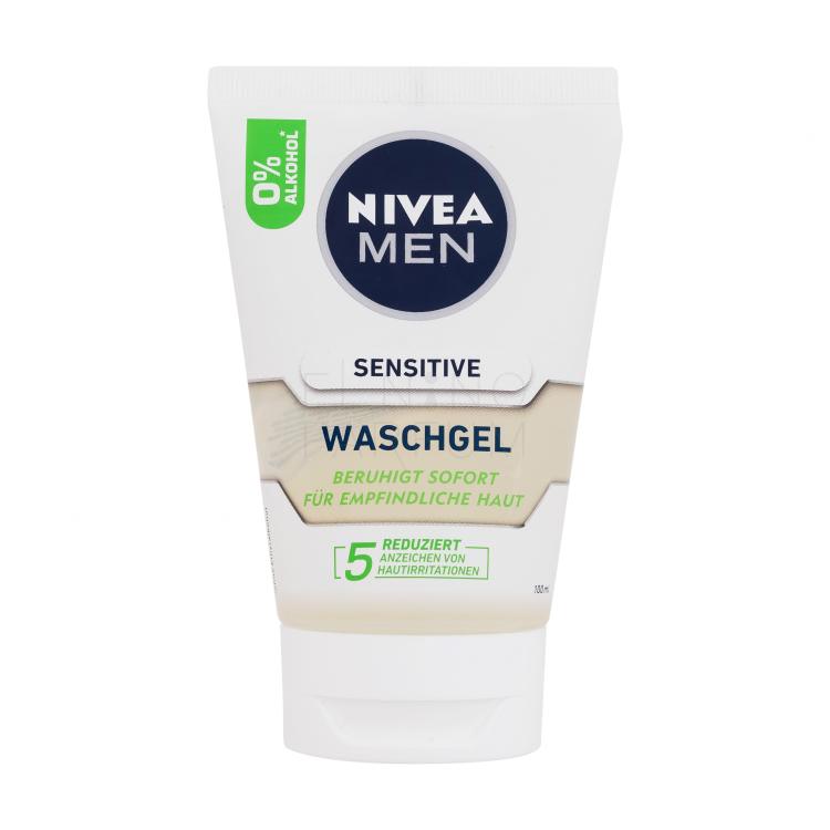 Nivea Men Sensitive Face Wash Żel oczyszczający dla mężczyzn 100 ml
