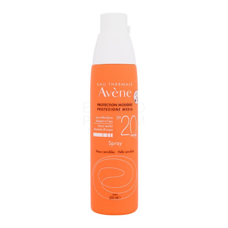 Avene Sun Spray SPF20 Preparat do opalania ciała 200 ml