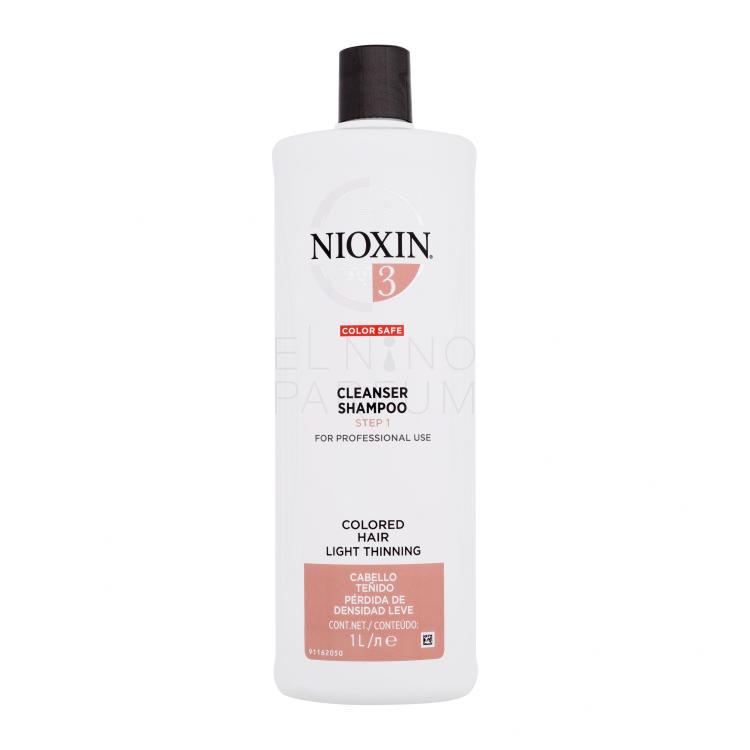 Nioxin System 3 Color Safe Cleanser Szampon do włosów dla kobiet 1000 ml