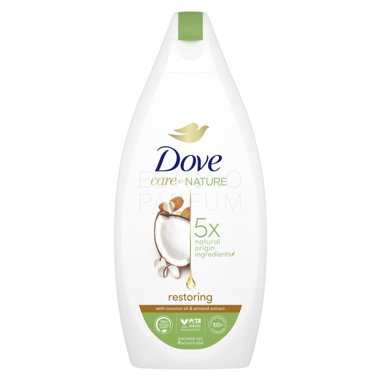 Dove Care By Nature Restoring Shower Gel Żel pod prysznic dla kobiet 400 ml