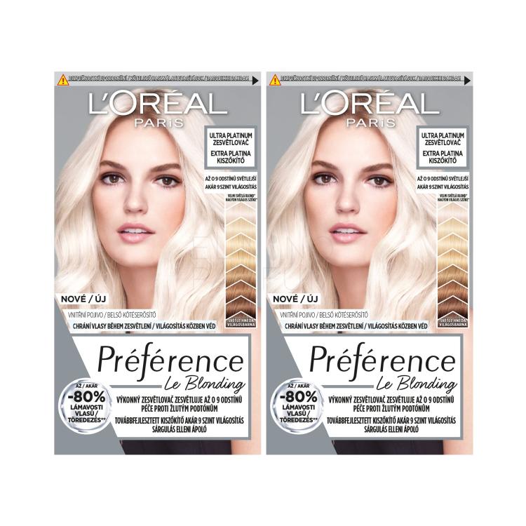 Zestaw Farba do włosów L&#039;Oréal Paris Préférence Les Blondissimes