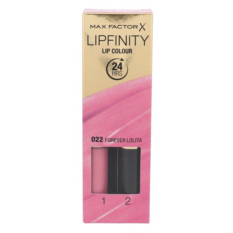 Max Factor Lipfinity Lip Colour Pomadka dla kobiet 4,2 g Odcień 022 Forever Lolita