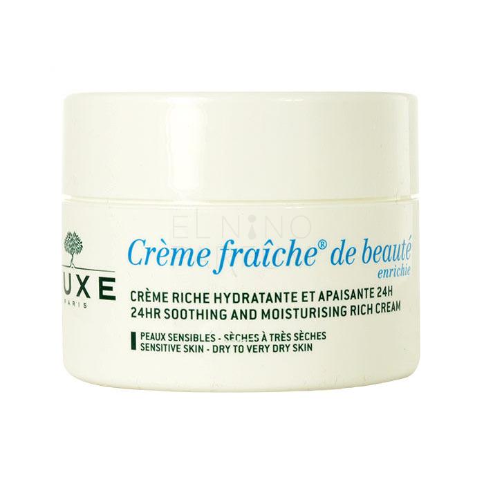 NUXE Creme Fraiche de Beauté Krem do twarzy na dzień dla kobiet 50 ml Uszkodzone pudełko