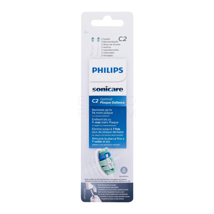 Philips Sonicare C2 Optimal Plaque Defence HX9022/10 White Wymianna głowica Zestaw