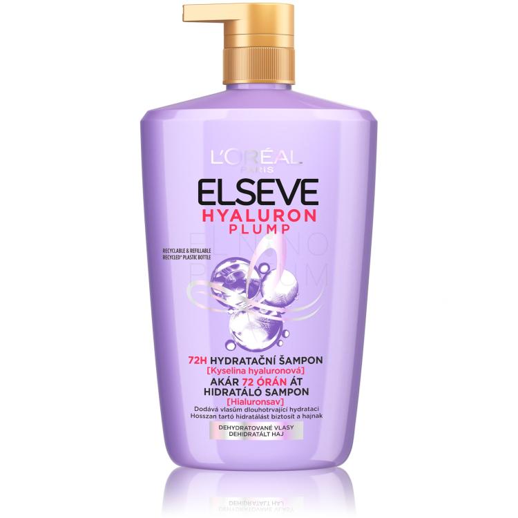 L&#039;Oréal Paris Elseve Hyaluron Plump Moisture Shampoo Szampon do włosów dla kobiet 1000 ml