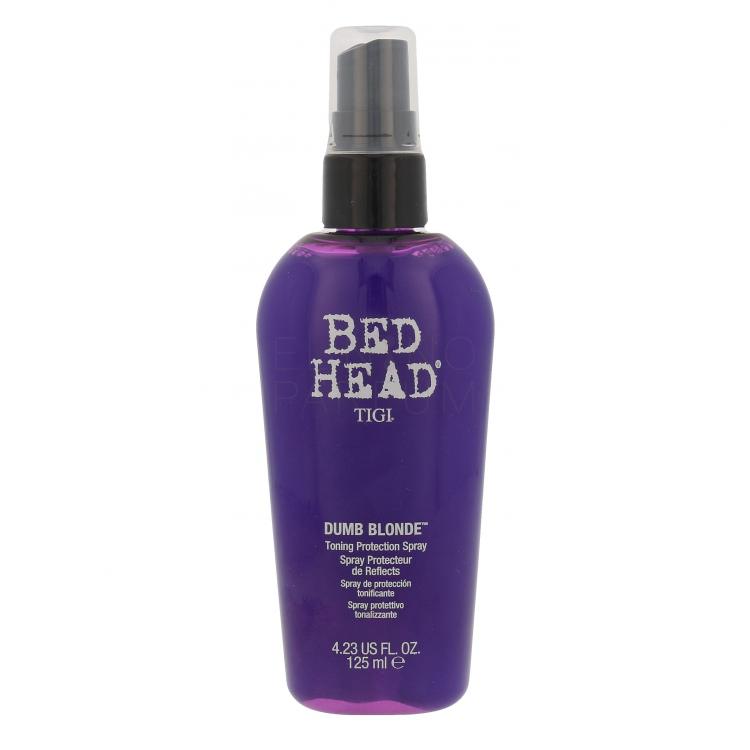 Tigi Bed Head Dumb Blonde Toning Protection Spray Stylizacja włosów na gorąco dla kobiet 125 ml