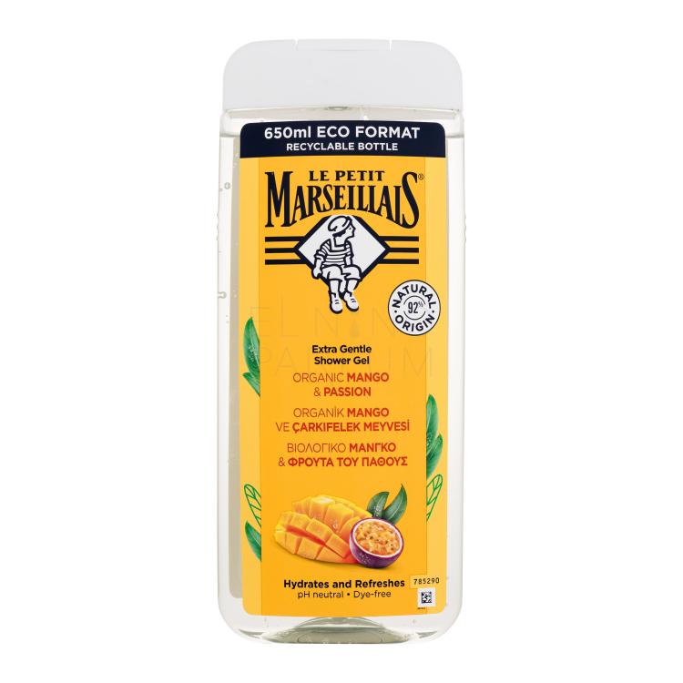 Le Petit Marseillais Extra Gentle Shower Gel Organic Mango &amp; Passion Żel pod prysznic 650 ml