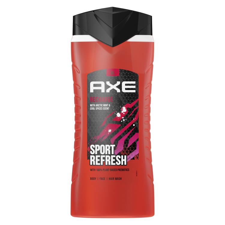 Axe Recharge Arctic Mint &amp; Cool Spices Żel pod prysznic dla mężczyzn 400 ml